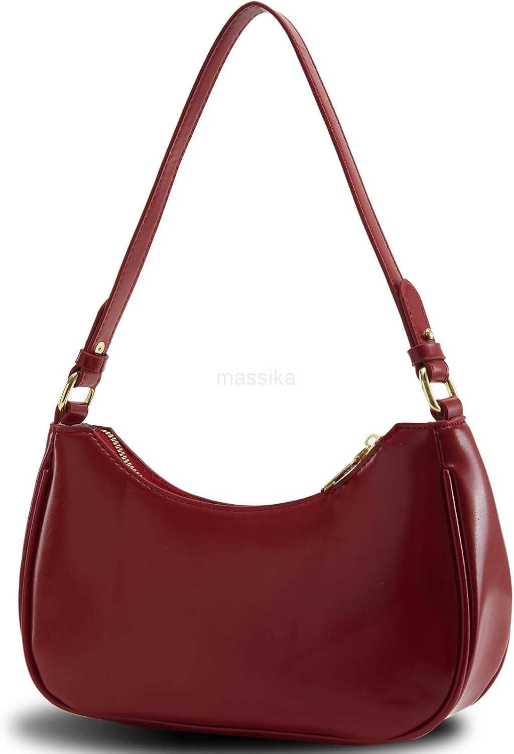 Shoulder Bag for Women Y2K Trendy Hobo Handbags Purse Vegan Leather Clutch Handbag with 2 Adjustable Removable Straps M250910