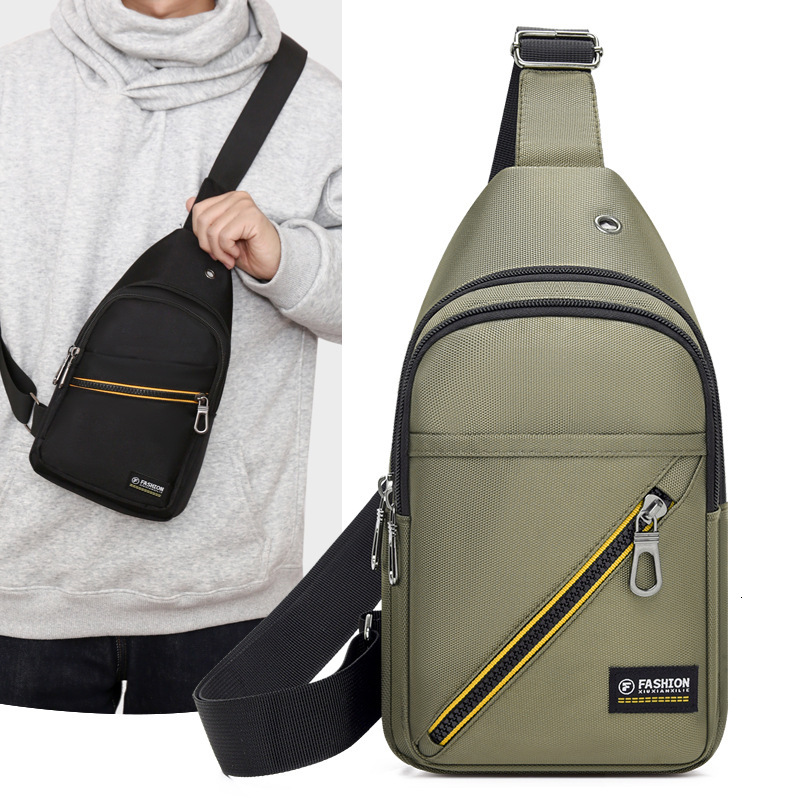 Free Shipping New Fashion Chest Bag Oxford Cloth Men S Korean Style Trendy Shoulder Bag Luxury Bag Designer Bag Large Capacity Commuting Crossbody Bag