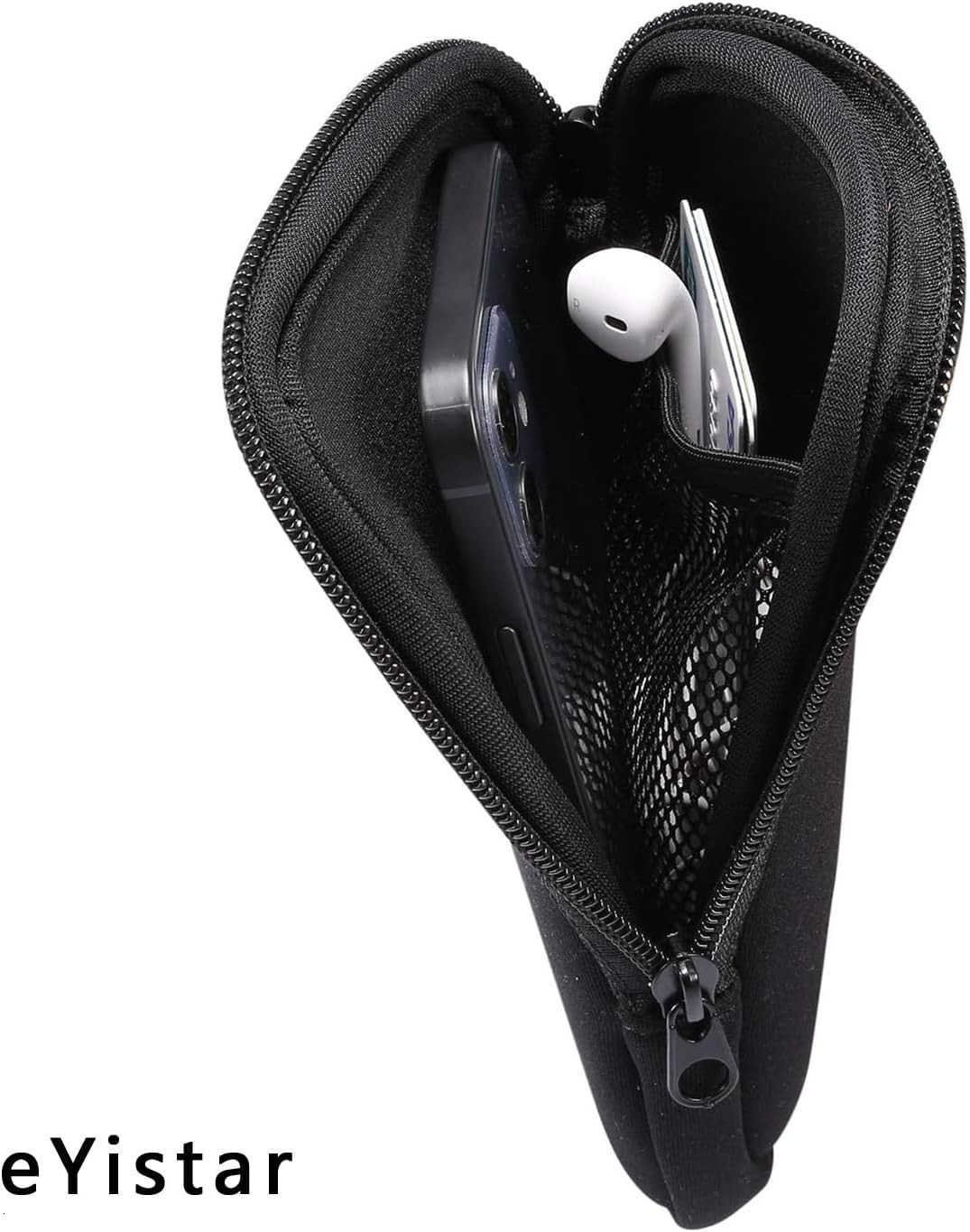 Shock Absorbing Proof Pouch Large Cell Phone Sleeve Case Cover w ZipperNeck Strap for Phone Z250910