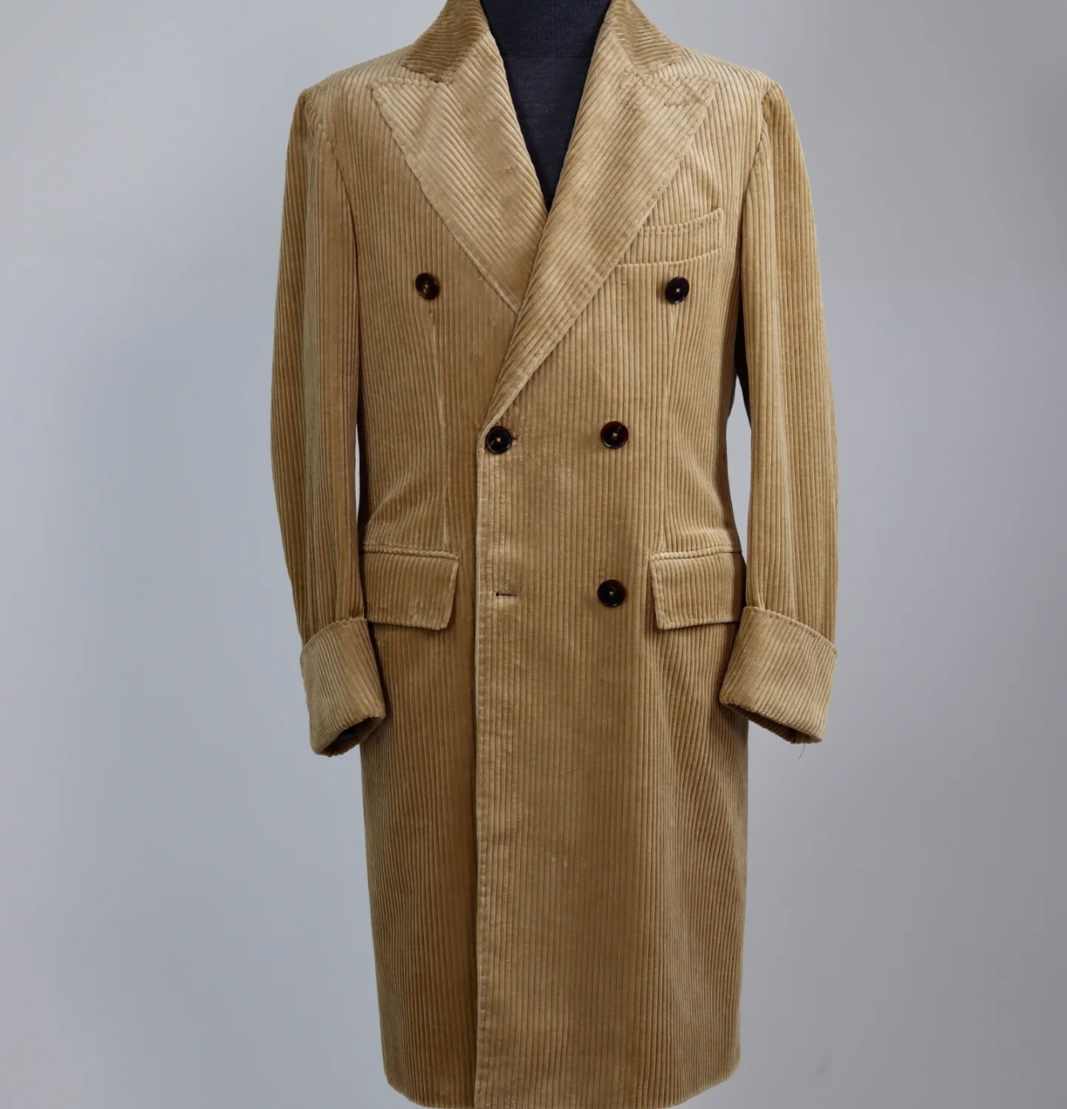 Classic Men Overcoat Slim Fit One Coat Tailor-Made Party Wool Men Suits Winter Groom Groomsman Formal Occasions Customized Hot Sale C1725
