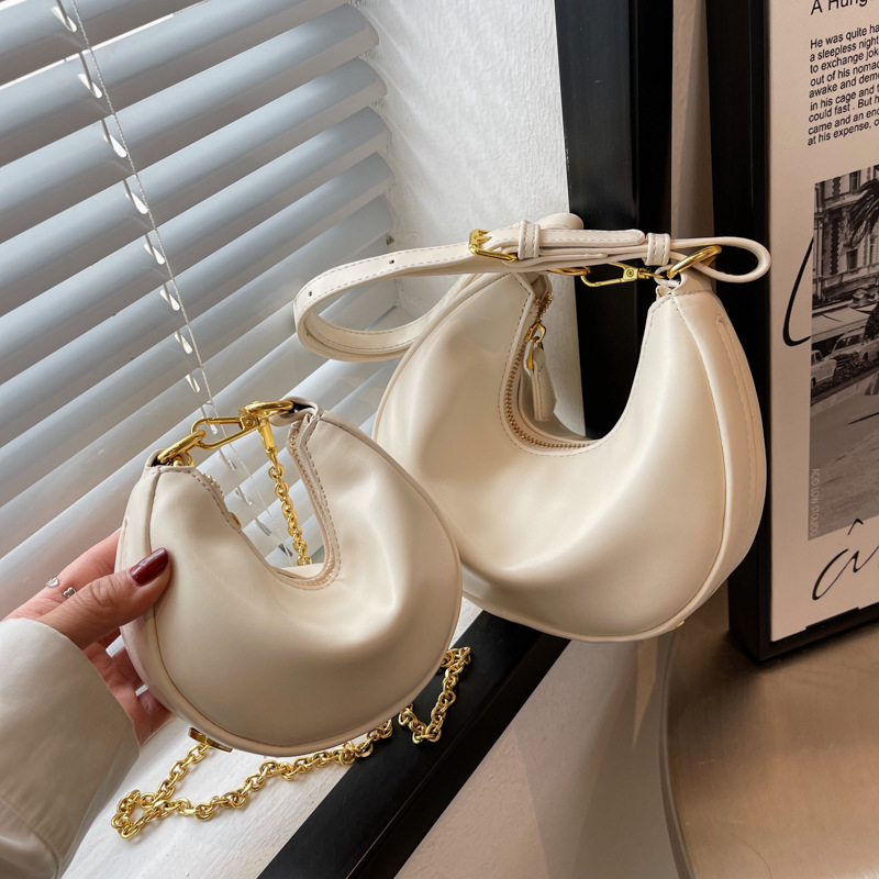 TB BHULAMTE Designer Texture Underarm Bag, Half-moon Bag Women's Luxury Bag Design Bag Crescent Bag Handbag