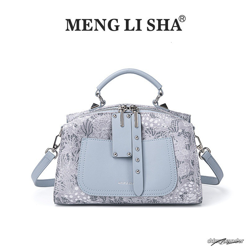 Women's Retro Letter Embroidered Handbag Free Shipping Designer Classic Vintage Boston Fashion Pillow Style Commuting Shoulder Crossbody Bag ddmy