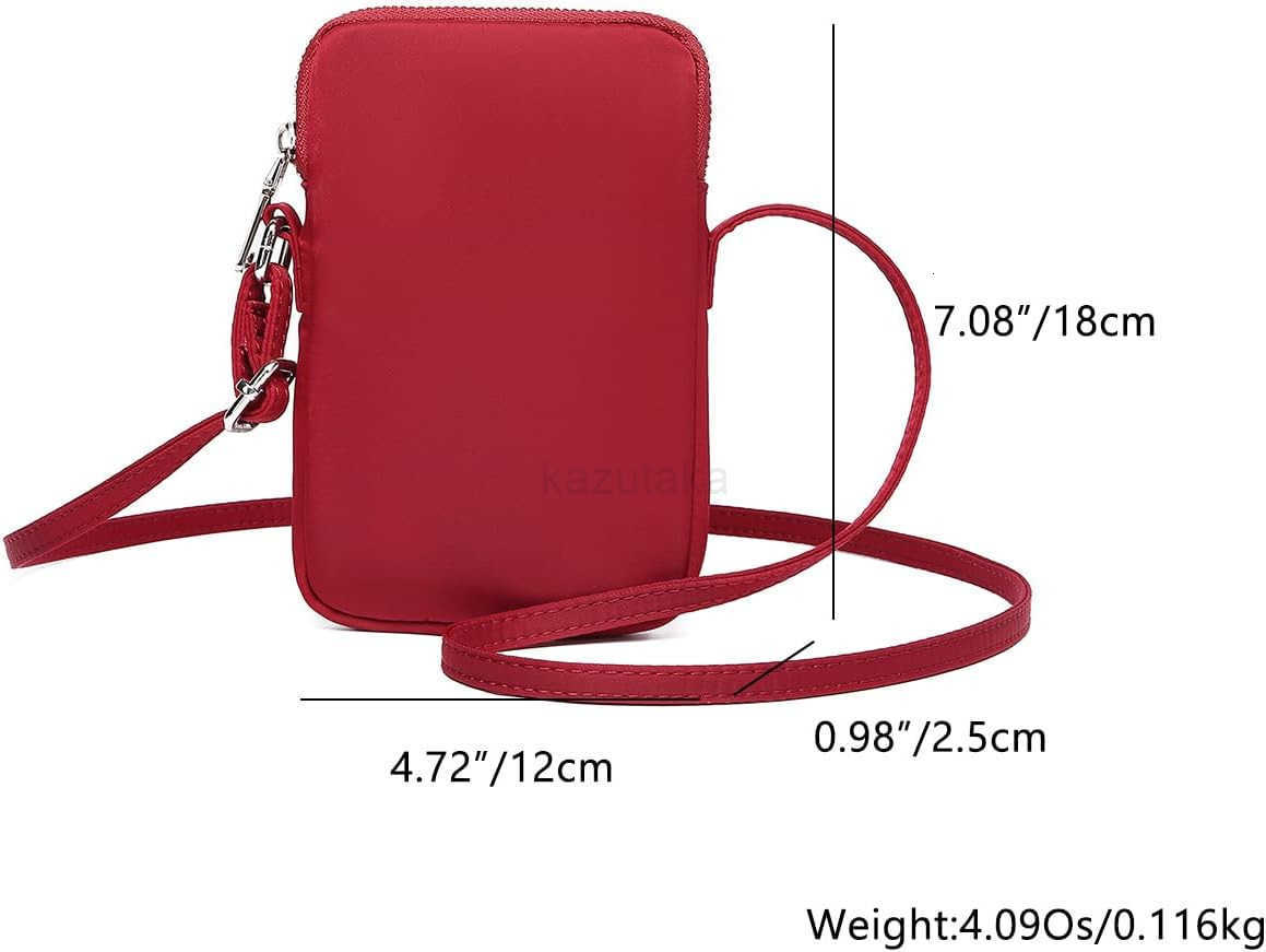 Small Crossbody Purse Zipper Cell Phone Bag Mini Shoulder Purse Wallet Smart Phone Wallet with CARD Solts Z250910