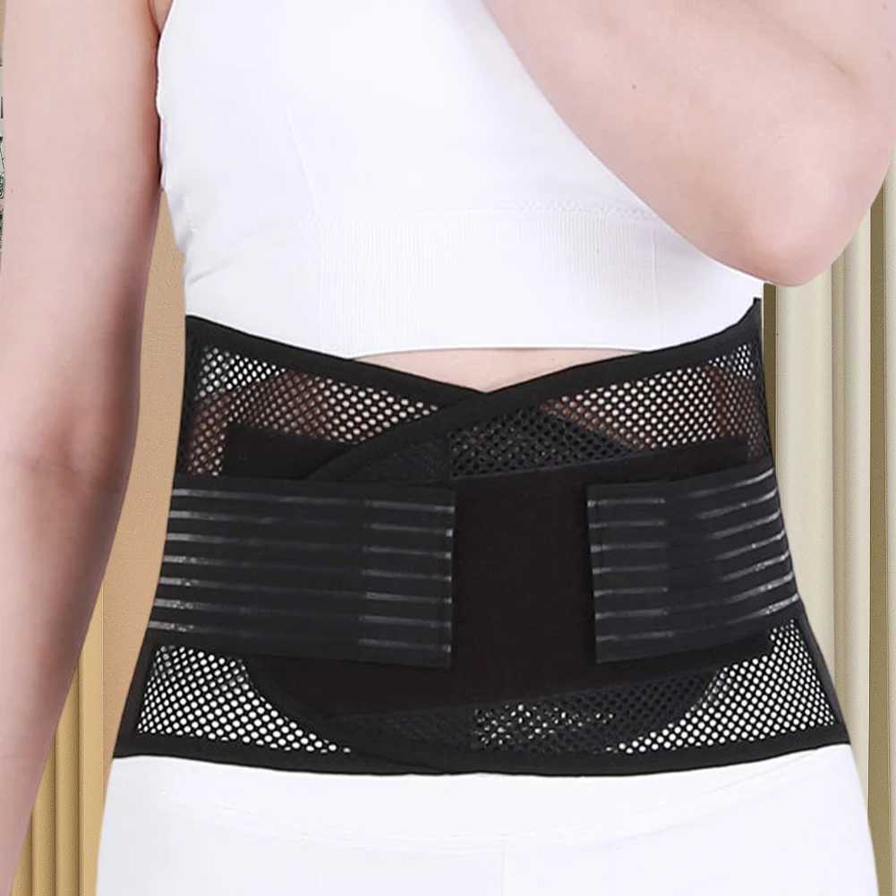 Back Brace Breathable Lumbar Support Belt Adjustable Straps Back Belt Lower Back Waist Brace for Lower Back Relief Sciatica W250910