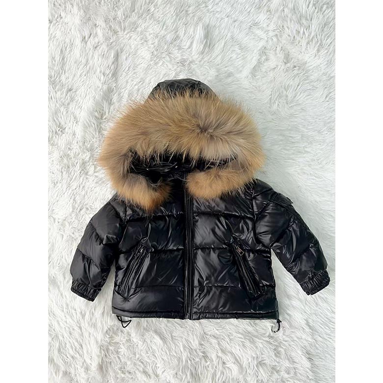 Luxury Kids Coats Boys Down Coat Girls Designer Winter Clothers Baby clothing Hooded Fasion Jacket Thick Warm Outwear Glossy Red Blue Black Size 90160 V69 C251021