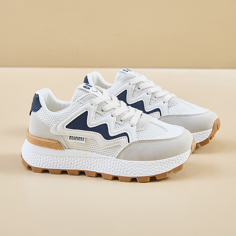 Free shipping designer Spring New Running Shoes Trendy Thick Bottom Korean Edition Female Student Sports Forrest Gump Shoes Female Casual Shoes