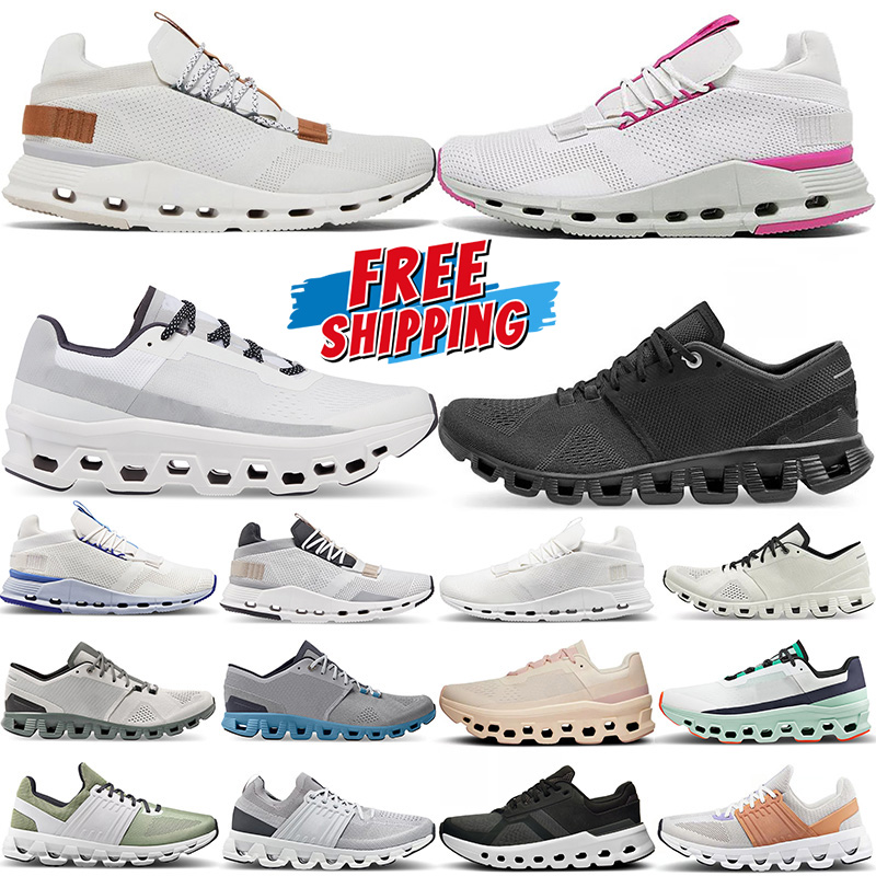 Free Shipping Designer Sneakers Running Shoes Mens Women Trainers Black White Pink blue grey Breathable Lightweight Tennis Shoes Outdoor Sports Runners