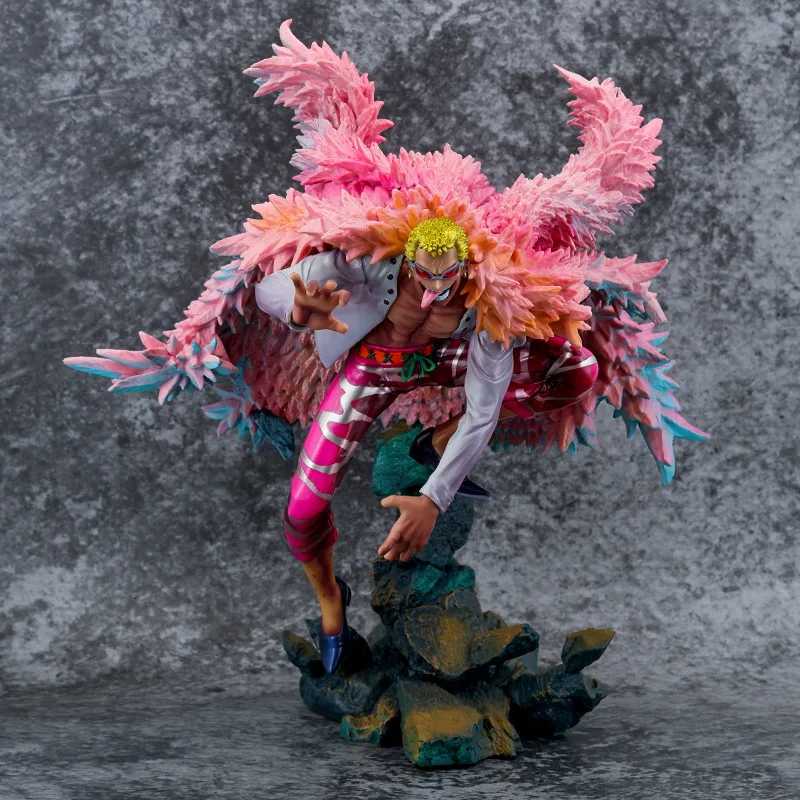 Anime Dressrosa Donquixote Doflamingo GK PVC Action Figure Game Statue Collectible Model Kids Toys Doll Gifts 32CMXJ250910