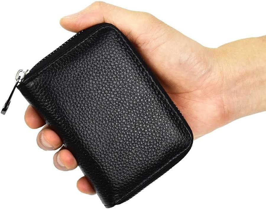 Card Holder for Women Men RFID Small Wallets CARD Case Money Organizers20 SlotsBlackZ250910