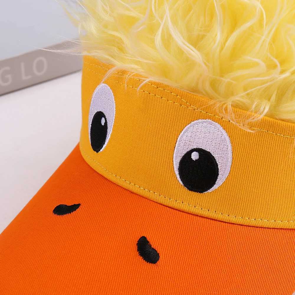 Lightweight Breathable Duckling Decorated Wig C for Outdoor Travel Cosplay Fresh Fashionable Versatile HatXJ250910