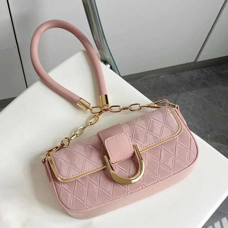Luxury Bag Li Tea New High End Simple Elegant Small Square Bag Single Designer Bag Shoulder Crossbody Bag Fashion Free Shipping Versatile Underarm Bag
