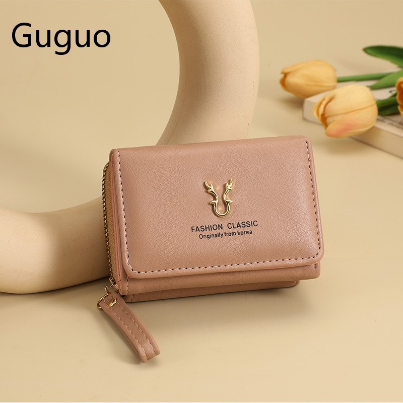 Free Shipping 2025 New Designer Bag Cross-border Short Women's Wallet Fashionable Simple Exquisite And Practical PU Material Coin Bag With Multip