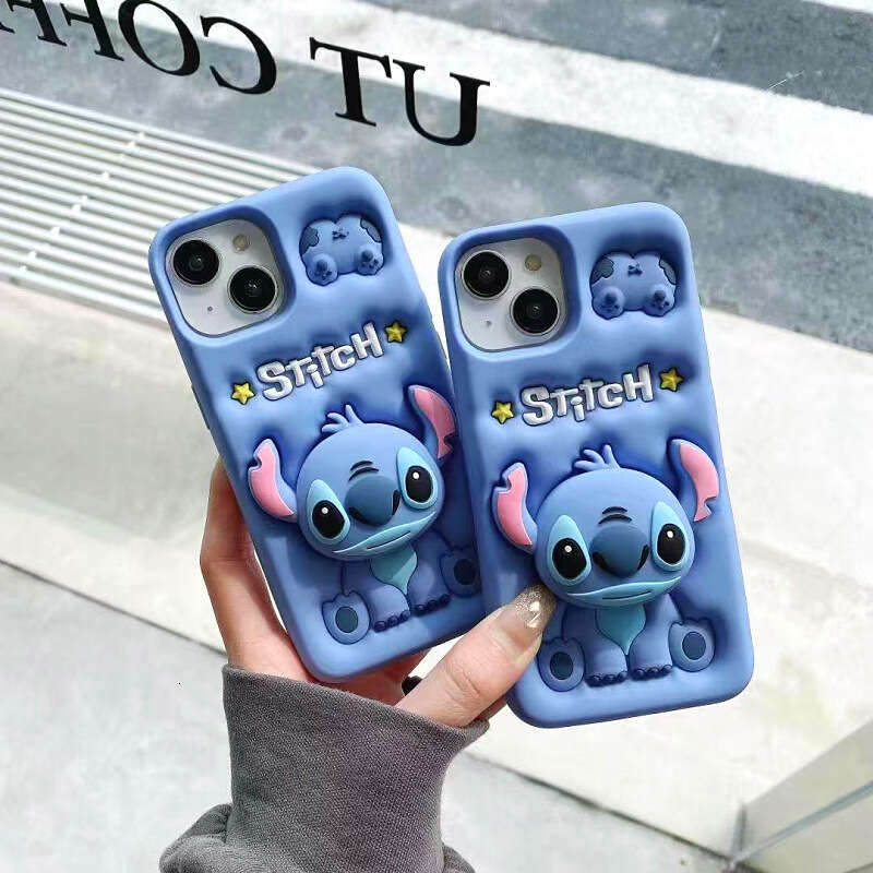 Suitable for iPhone 16 Pro Max Phone Apple 17 Silicone 12 Soft Case 13 Cartoon Stand 11 Cute Female Model