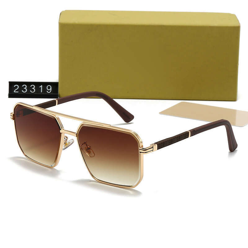 New Frameless for Men and Women Fashion Sunglasses Square Frame Driving Travel Glasses 23319