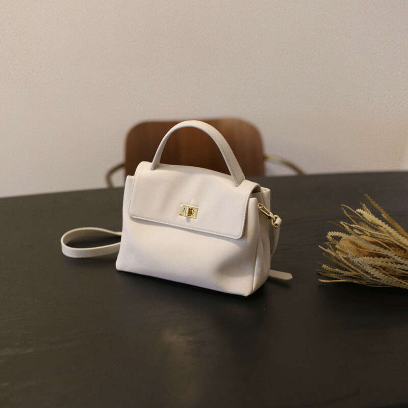 New Soft Cowhide Commuter Handbag Shoulder Simple Large Capacity Crossbody Women's Bag