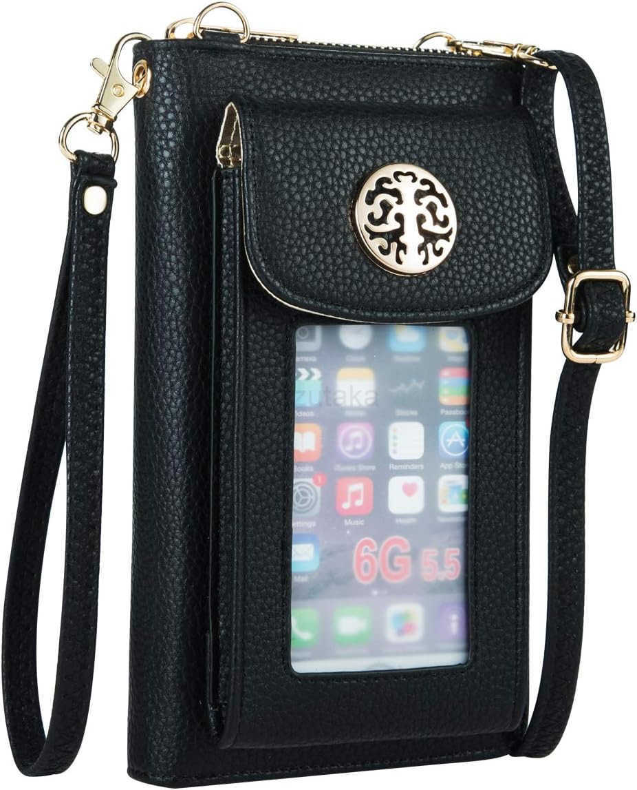 Small Crossbody Purse Cell Phone Wristlet Wallet for Women RFID Z250910
