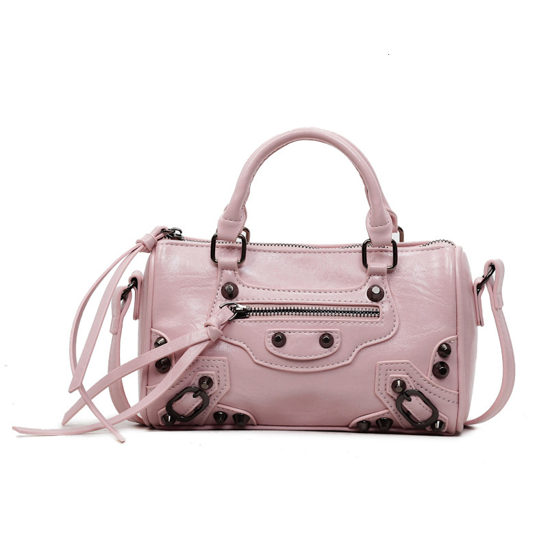 2025 Summer New Women's Handbag Luxury Bag Korean Edition High end Feeling Single shoulder Motorcycle Bag Fashion Simple Crossbody Bag