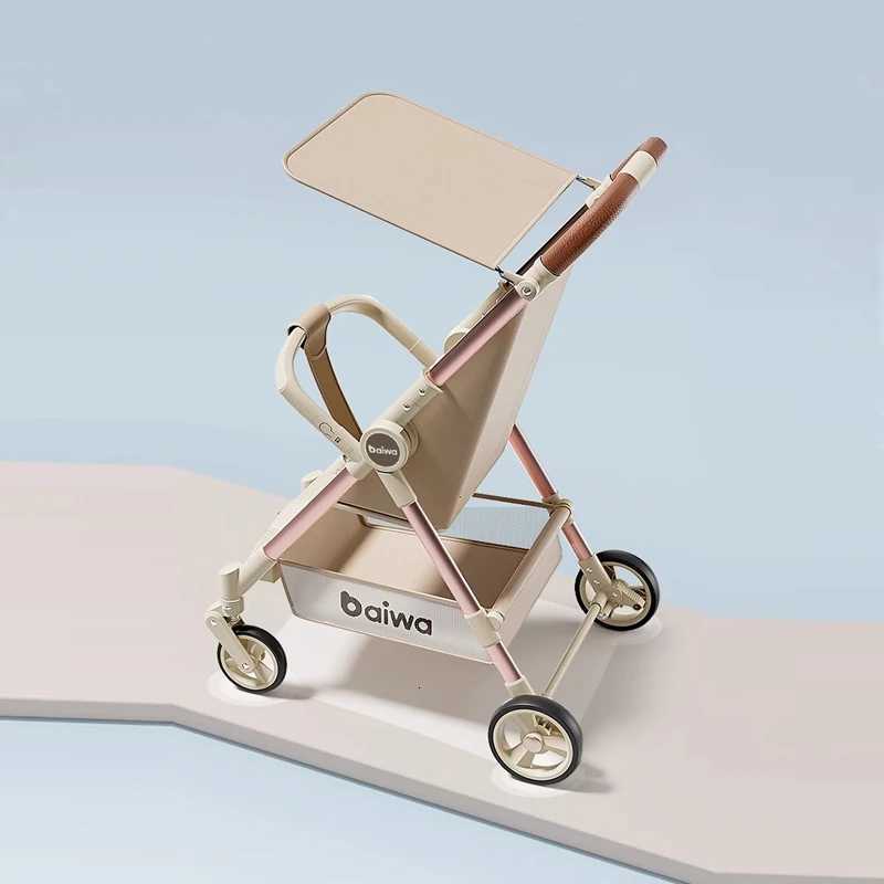 Lightweight Carryon Stroller Onehanded Foldable with Music Light Canopy for Babies Travel ning Sitting and Lying Stroller W250910