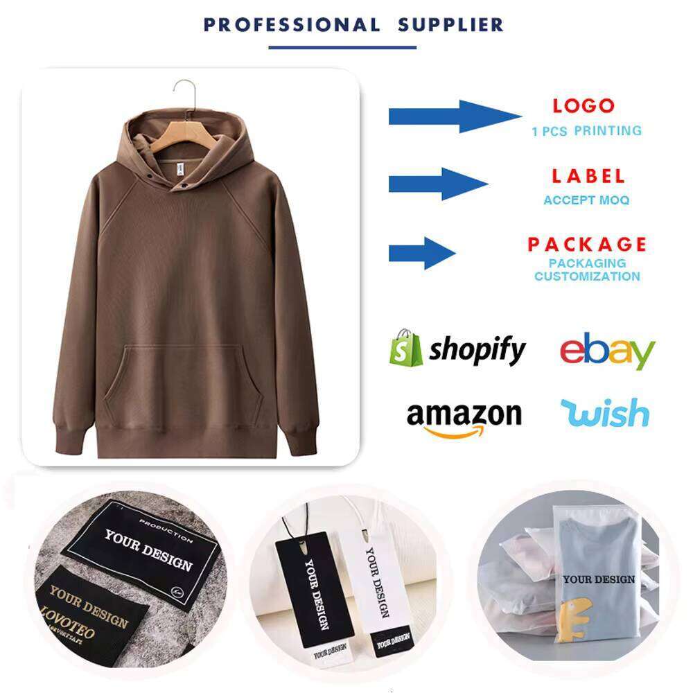 Men's and Sweatshirt 600gsm Heavyweight Hoodie