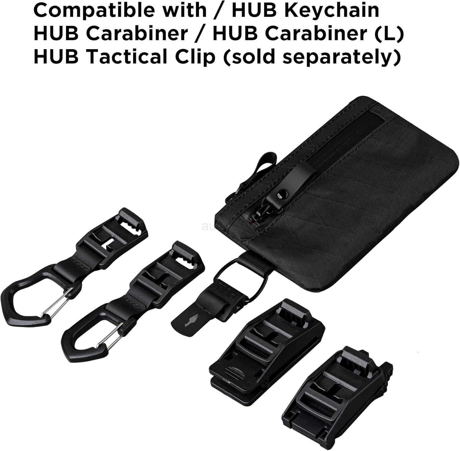 Zip Pouch Black XPac RFIDBlocking Small Cash and Card Zip Wallet with Carbon Neutral Weatherproof Fabrics YKK Zipper EDC Pouch for Men TravelZ250910