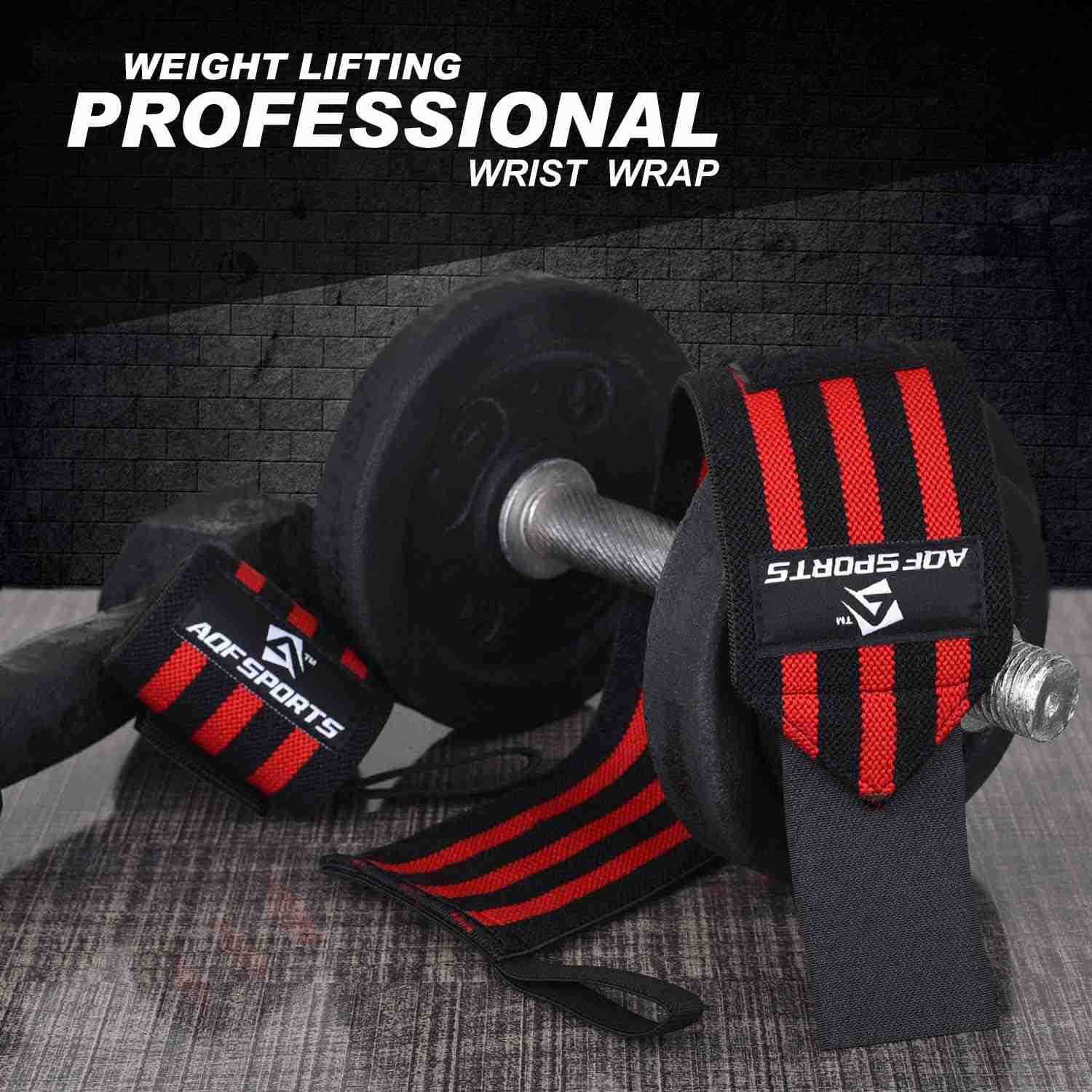 Wrist Wraps for Weightlifting USPA IPL Approved 18 Gym Wrist Support with Thumb Loop Heavy Duty Lifting Wrist Straps for Fitness Workout Powerlifting 