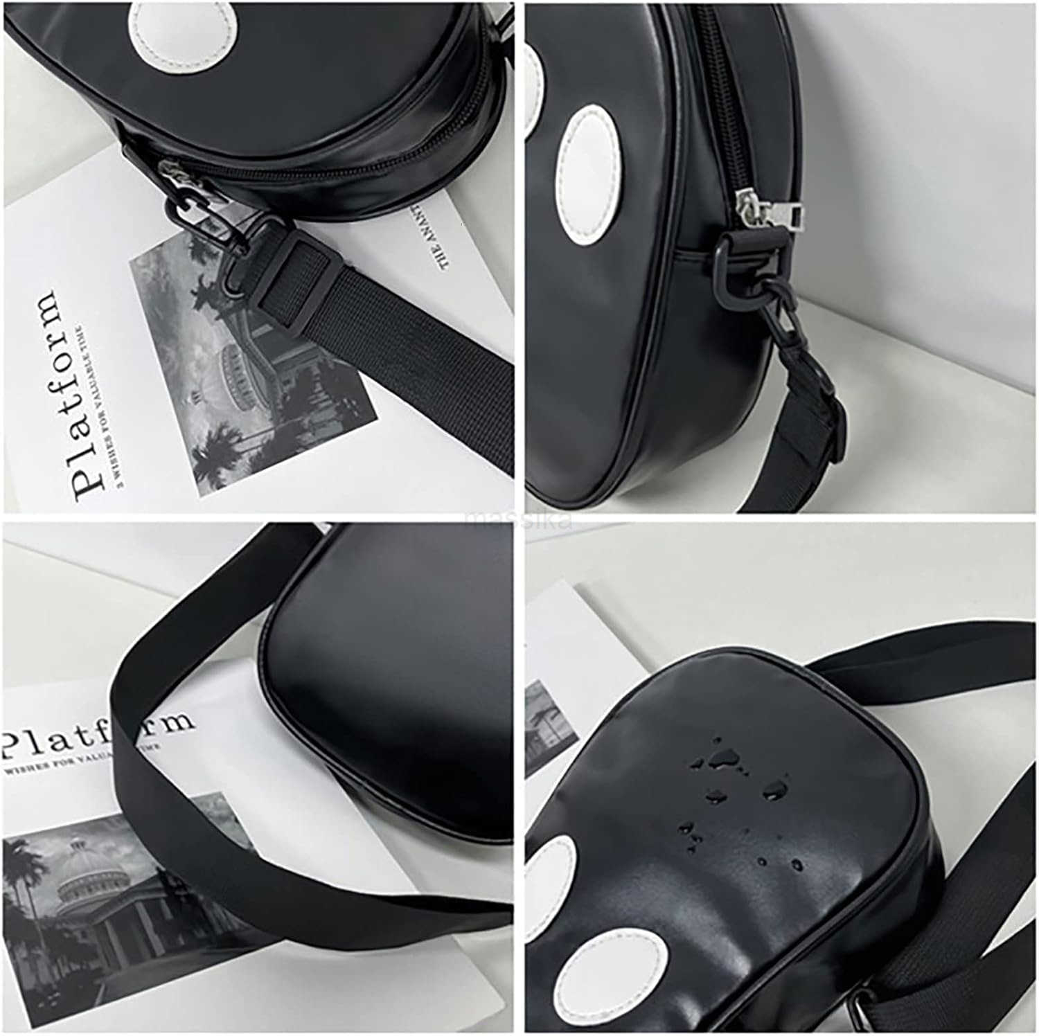 Halloween Purse Novelty Ghost Purse for Women Men Cute Crossbody Bag Satchel Bag Novelty Shoulder Bag M250910