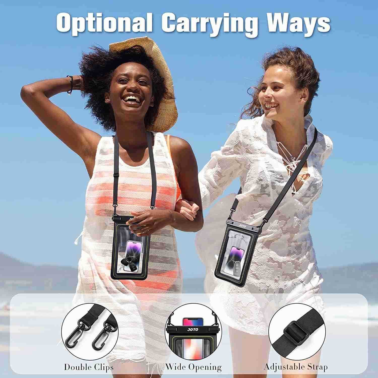 Large Floating Waterproof Phone Pouch Up to 10 Underwater Phone Case Cellphone Dry Bag for iPhone 16 15 14 13 12 11 Pro Max Xs Max XR X 8 7 Plus SEGal