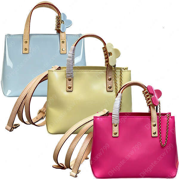 TOP Mirror Quality Ladies Fashion Casual Designer Patent Leather Reade PM Handbag Totes Crossbody Shoulder Messenger Bag M24028 M24144 Purse Pouch