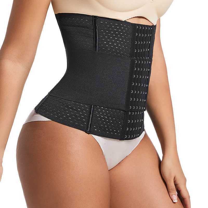 Waist Body Shaper Corset Shapewear Women 6Row Hook and Eye Clo Double Tummy Control Belt Belly Waist Cinhcer W250910