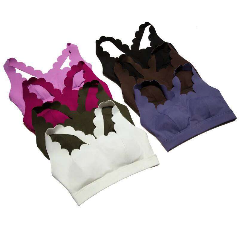 Buttery Soft Fiess Yoga Bra Women Square Neckline Gym Crop Top Sexy Back Sports Underwear Female Workout Running Clothes