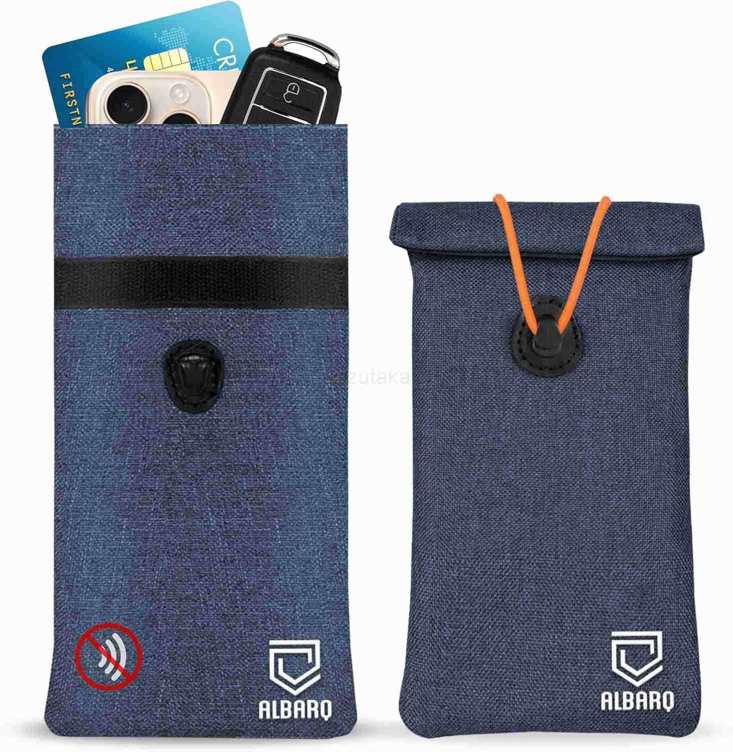 Faraday Bags for Phones Blocker Case for Cell Phone Size 8in x 4in Fits All Smartphones Anti Shield Sleeve Pouch Cover Faraday Fabric SmartDot 5G RF C