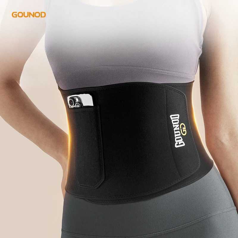 GOUNOD Sports Sweat Belt Fitness Running Cycling Heat Gathering Belt Abdomen Waist Sweating W250910