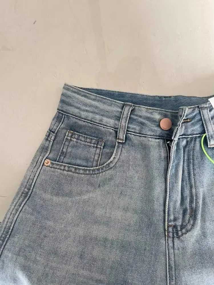 Mulheres perna larga calas de brim baggy senhora vintage y2k punk cintura baixa solta calas jeans streetwear moda lixo longo s Z250910