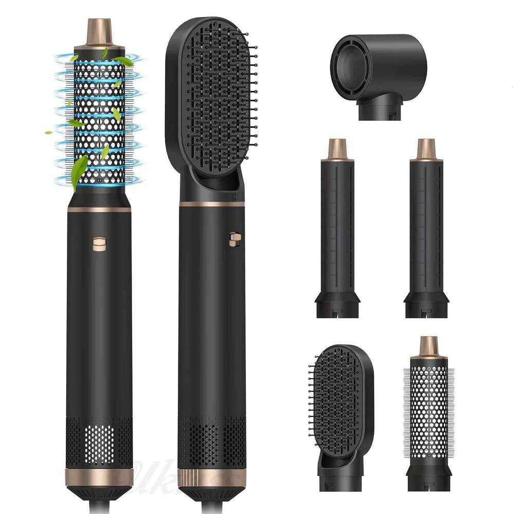 Multi in one comb, integrated household hair dryer, detachable hot air brush, straight roll dual-use.