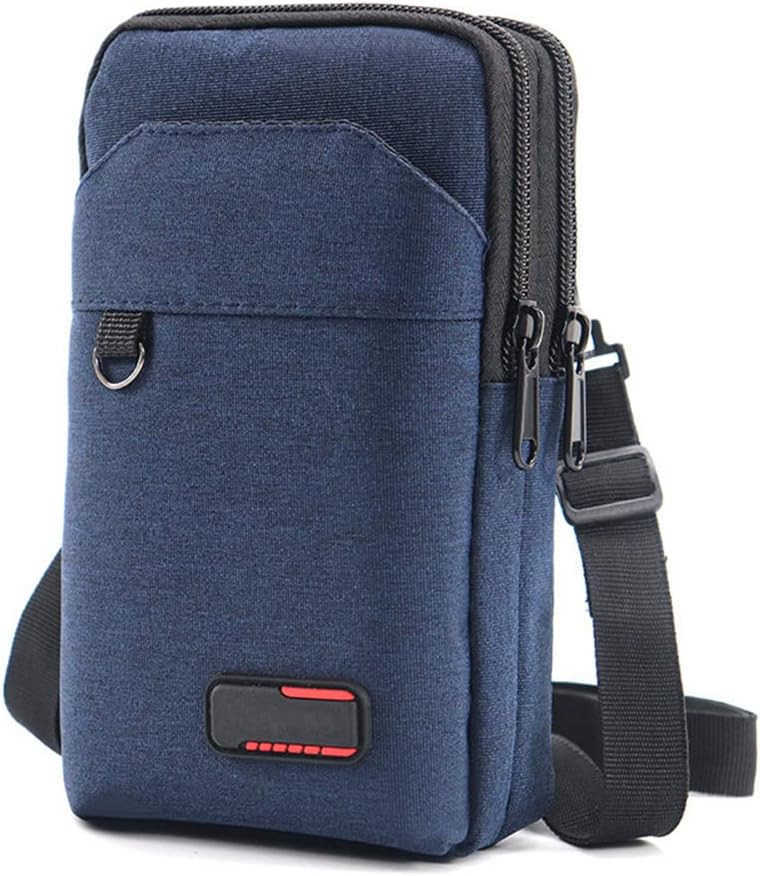 Travel Cell Phone Pouch Belt Pouch Phone Holster Crossbody Bag with Shoulder Strap for iPhone Case Holder for Hand with Neck Lanyard Smartphone Walkin