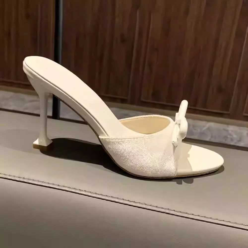 womens shoes trend 2024 Summer Elegant Woman High Heels Open Toe Fish Mouth Slippers Fashion Women Shoes Luxury Party Shoes W250910