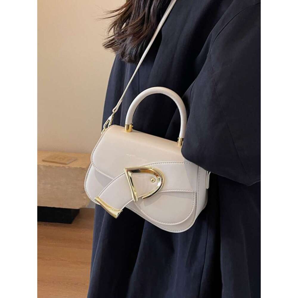 Advanced New Women's Small And Versatile Crossbody Bag, Fashionable Handheld Saddle Bag