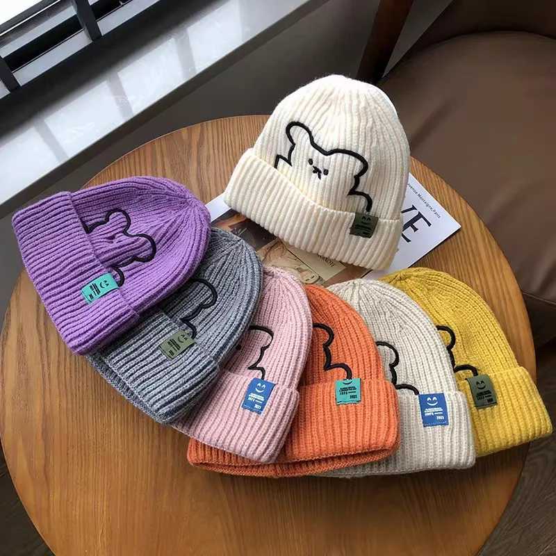 Children Cartoon Winter Hat Thickened Woolen Knit Hat for Boys and Girls Warm Cozy C for Autumn Christmas HolidayXJ250910