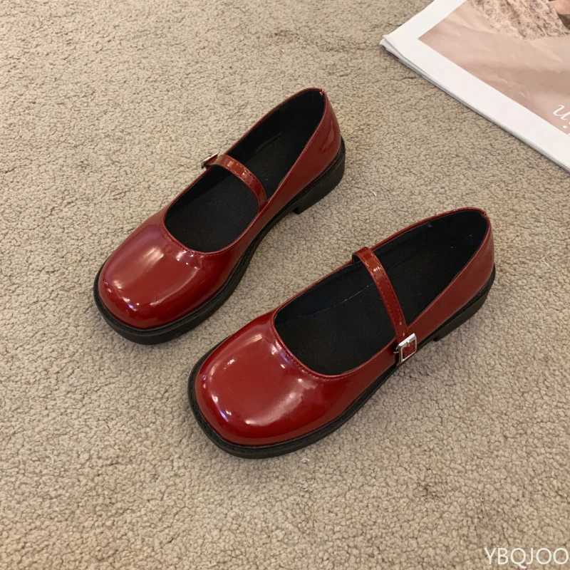 New Mary Jane Womens Shoes French shallow mouth low heel shoe Fashion elegant leather pumps Ladies Casual comfortable shoes W250910