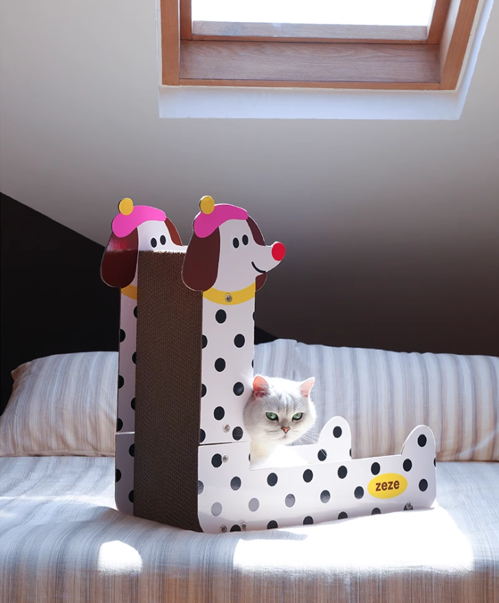 Eco-friendly Vertical Pet Claw Guard Easy-to-Hang Indoor Scratch Post