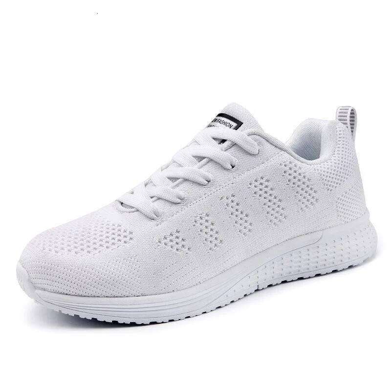 Women Fashion Casual Flat Shoes Running Sneakers Lightweight Wedge Mesh Breathable Shoes Comfy Soft Vulcanize Shoes