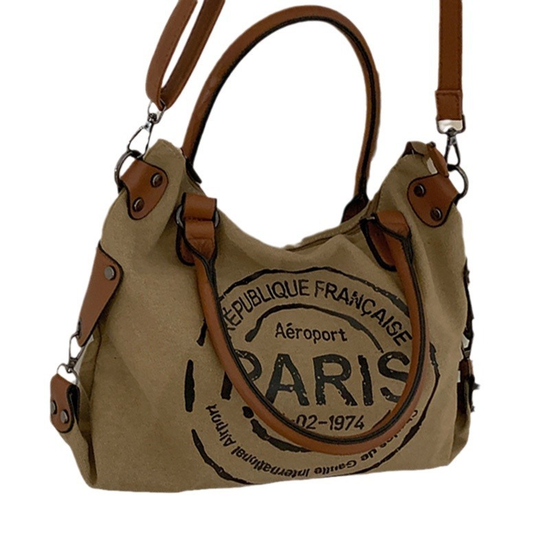 Casual women's handbag 2025 designer's new fashionable letter handbag large capacity crossbody bag