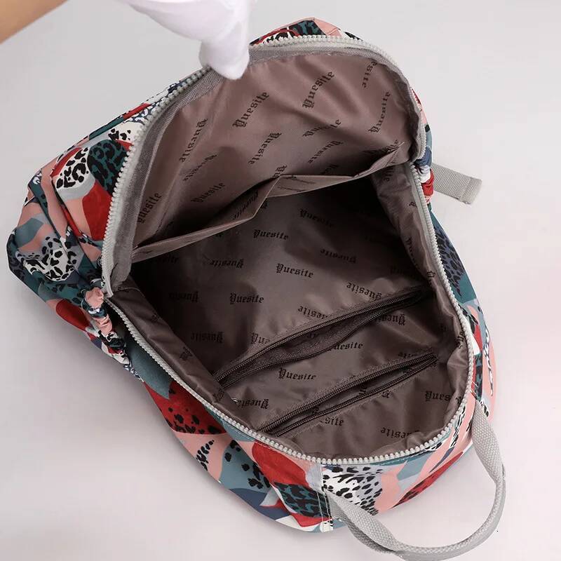 New Fashion Teenager Girls Floral Printing Backpack Student Baggage Women Leisure Travel Bag Rucksack high-quality
