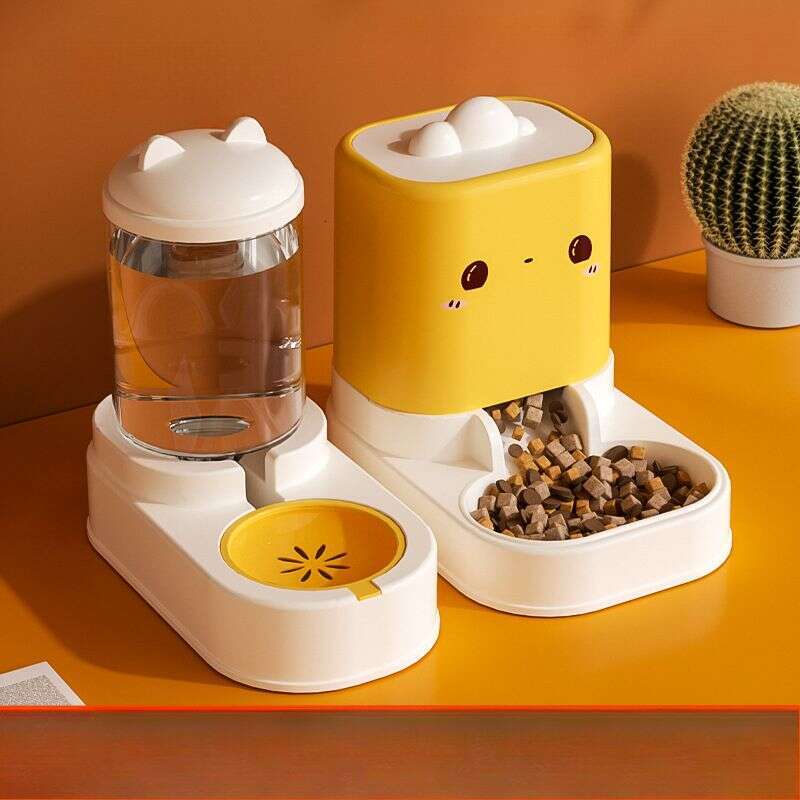 designer brand New Feeding Dog Split Water Dispenser Cat Bowl Anti black Chin Pet Product