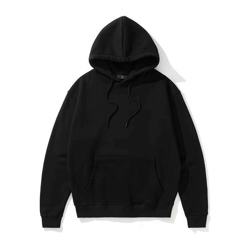 High-Quality Men's Oversized 100% Cotton Drop Shoulder Hoodie Embroidery