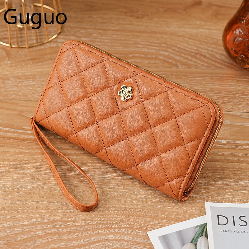 Free Shipping 2025 New Designer Bag Style Soft Leather Coin Purse Three-zipper Women's Printed Wallet Small Exquisite High-end Zipper Wallet Hand