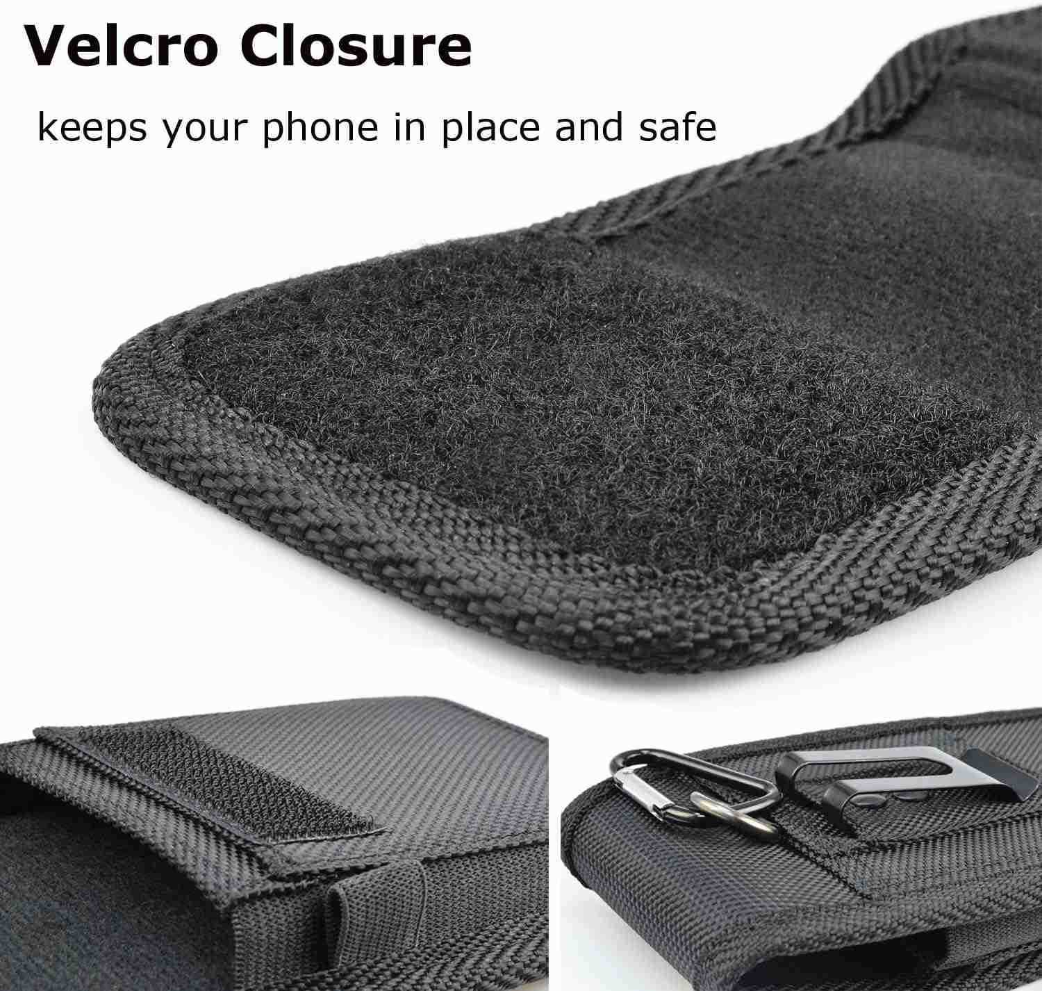 Phone Holster for Phone Nylon Cell Phone Belt Clip Holster Carrying Pou Z250910