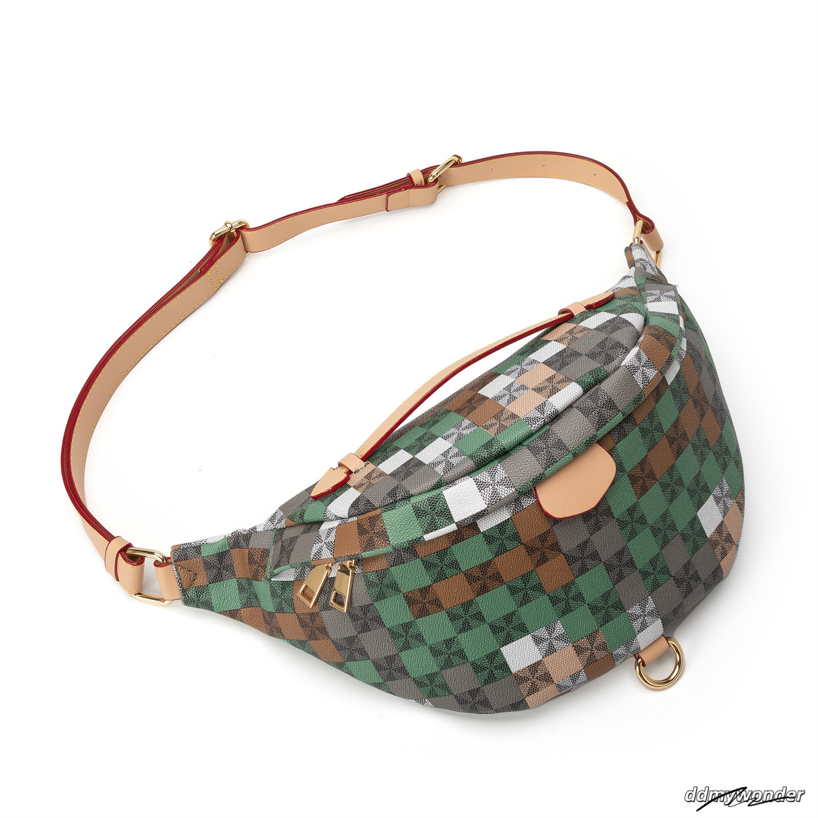Lacel Urwebin 2025 New Street Trend Unisex Waist Casual Chest Crossbody Single Shoulder Dumpling Bag