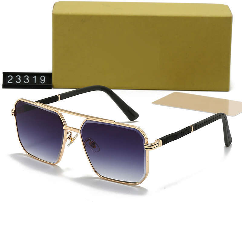 New Frameless for Men and Women Fashion Sunglasses Square Frame Driving Travel Glasses 23319