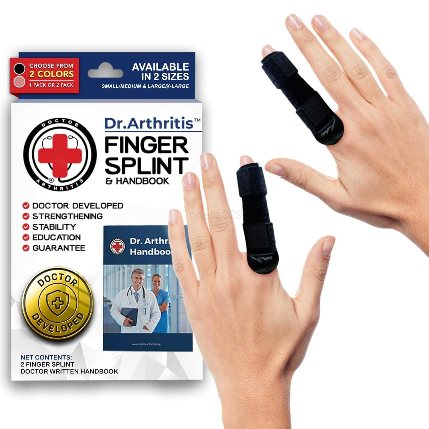 Arthritis Thumb Brace Medical Thumb Splint Right Left Hand Wrist Thumb Support Thumb Spica Splint Thumb Support for Arthritis Black Single W250910
